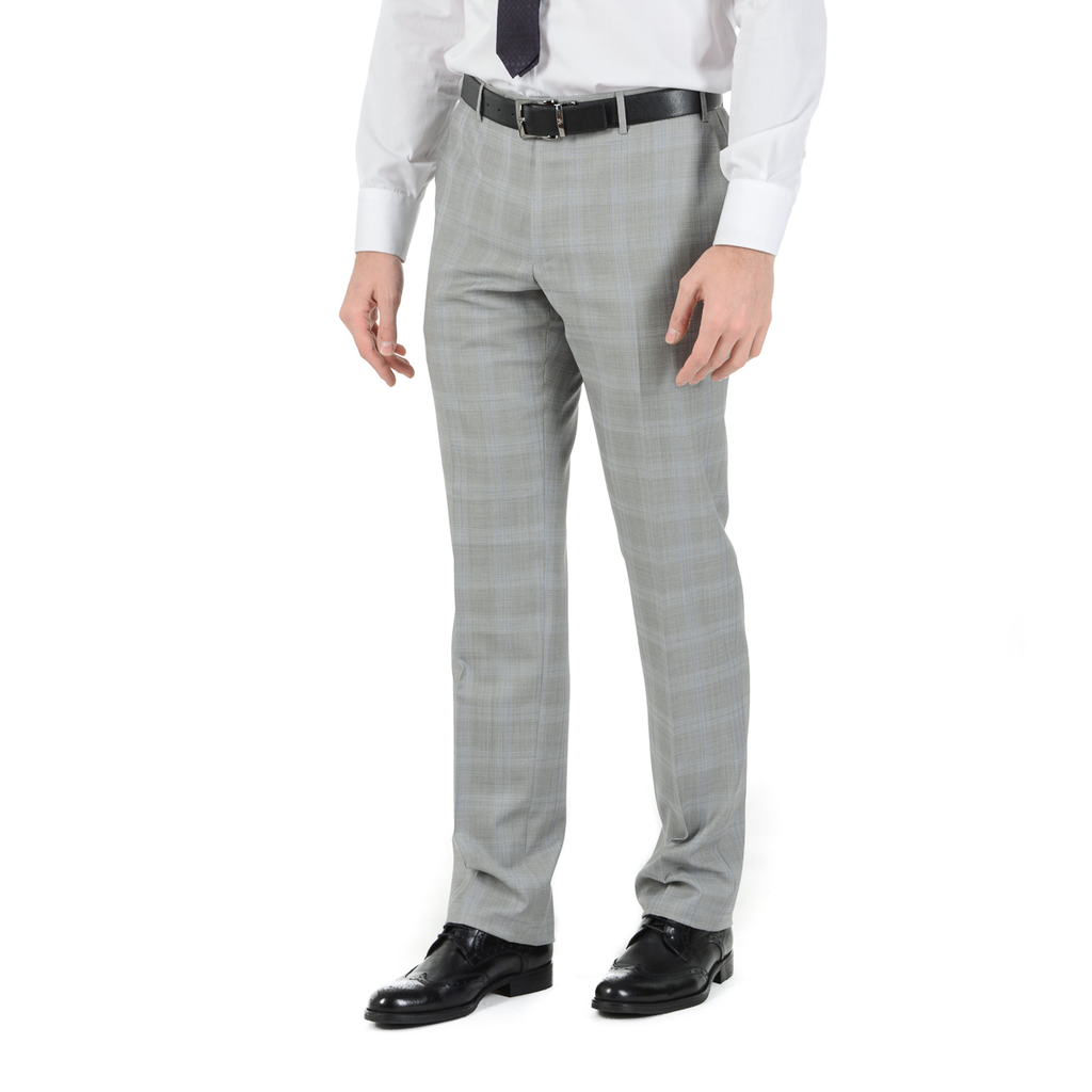 Corneliani Mens Suit Long Sleeves Grey Super 150's