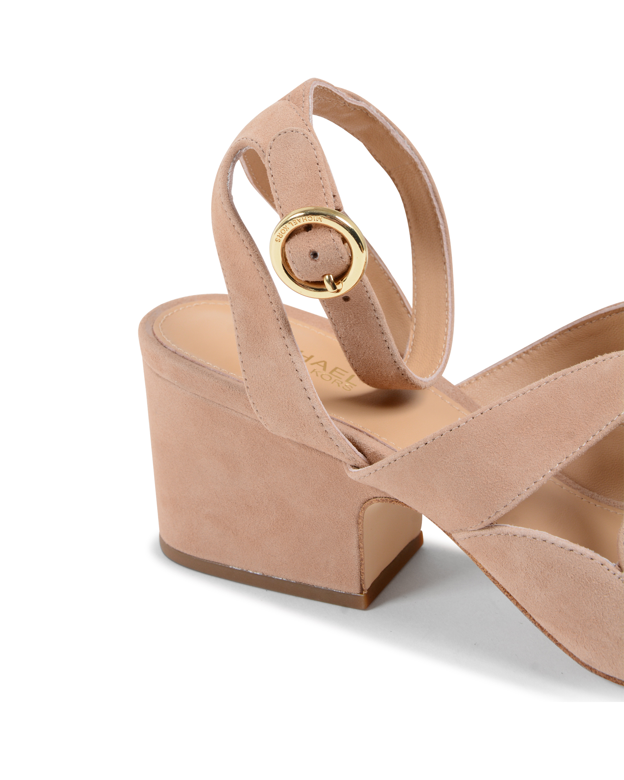 Sandalia Michael Kors para mujer beige ANNALEE