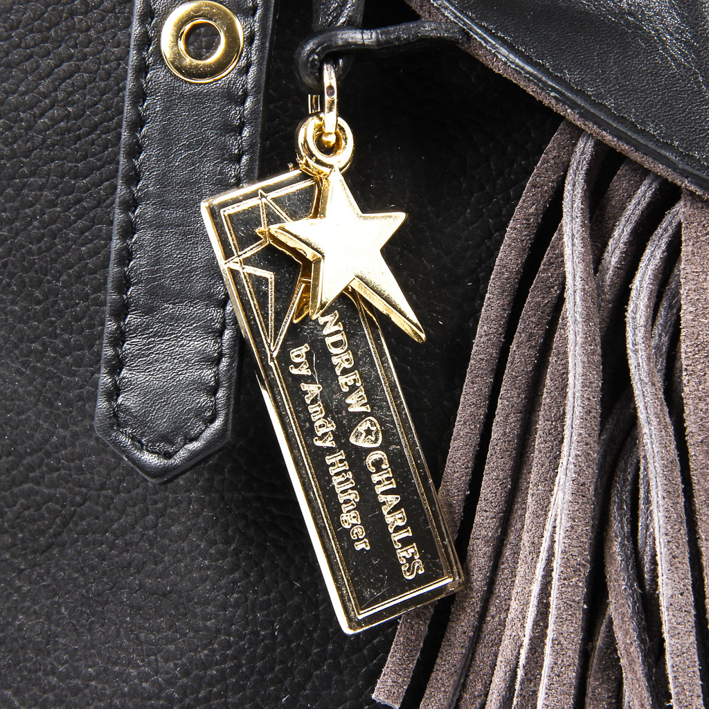 Bolso de mano para mujer Andrew Charles negro LUCY