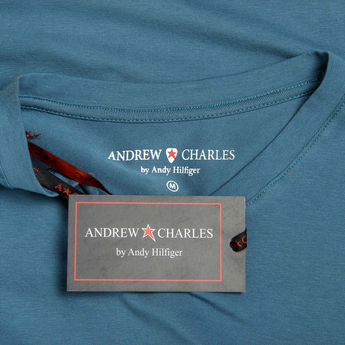 Camiseta Andrew Charles para hombre, manga corta, cuello en V, verde, KENAN
