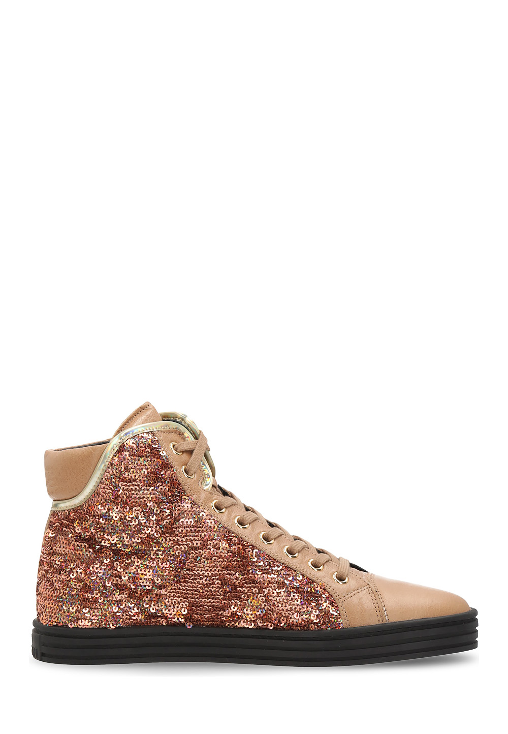 Zapatillas Hogan Rebel para mujer en marrón HXW1820I651777H568I