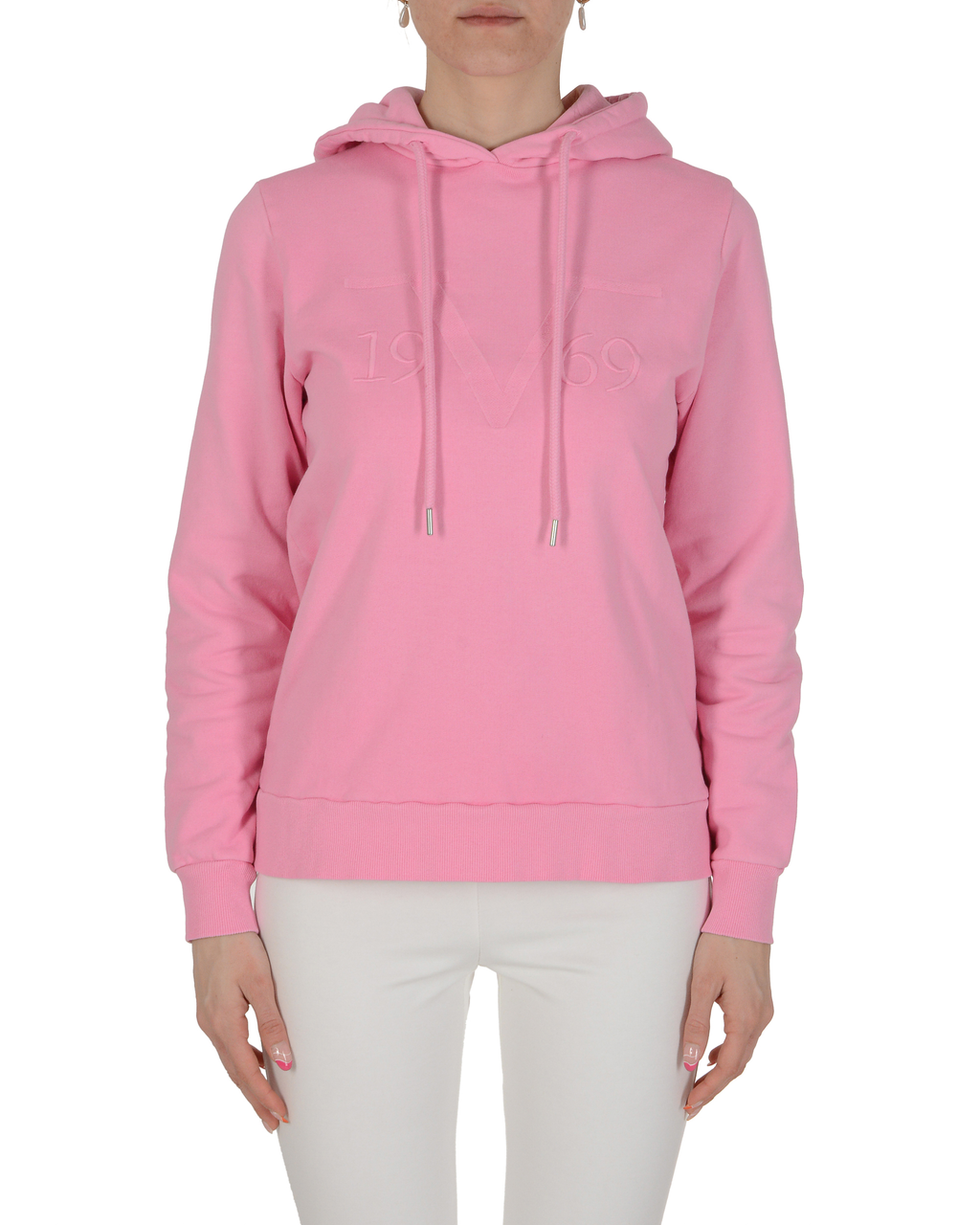 19V69 Italia Sudadera con capucha para mujer Rosa BARBARA PINK