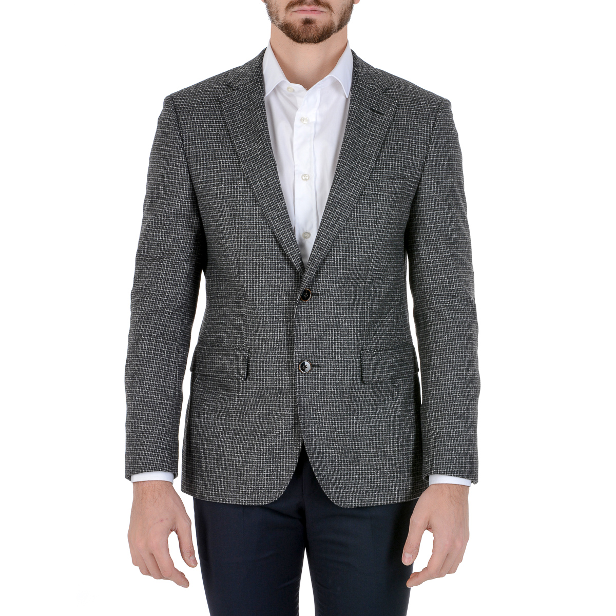 Chaqueta Hugo Boss para hombre de manga larga gris JAYDEN