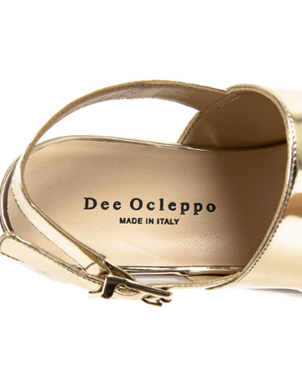 Sandalia para mujer Dee Ocleppo E3083 SPECCHIO STOP MET PLATINO