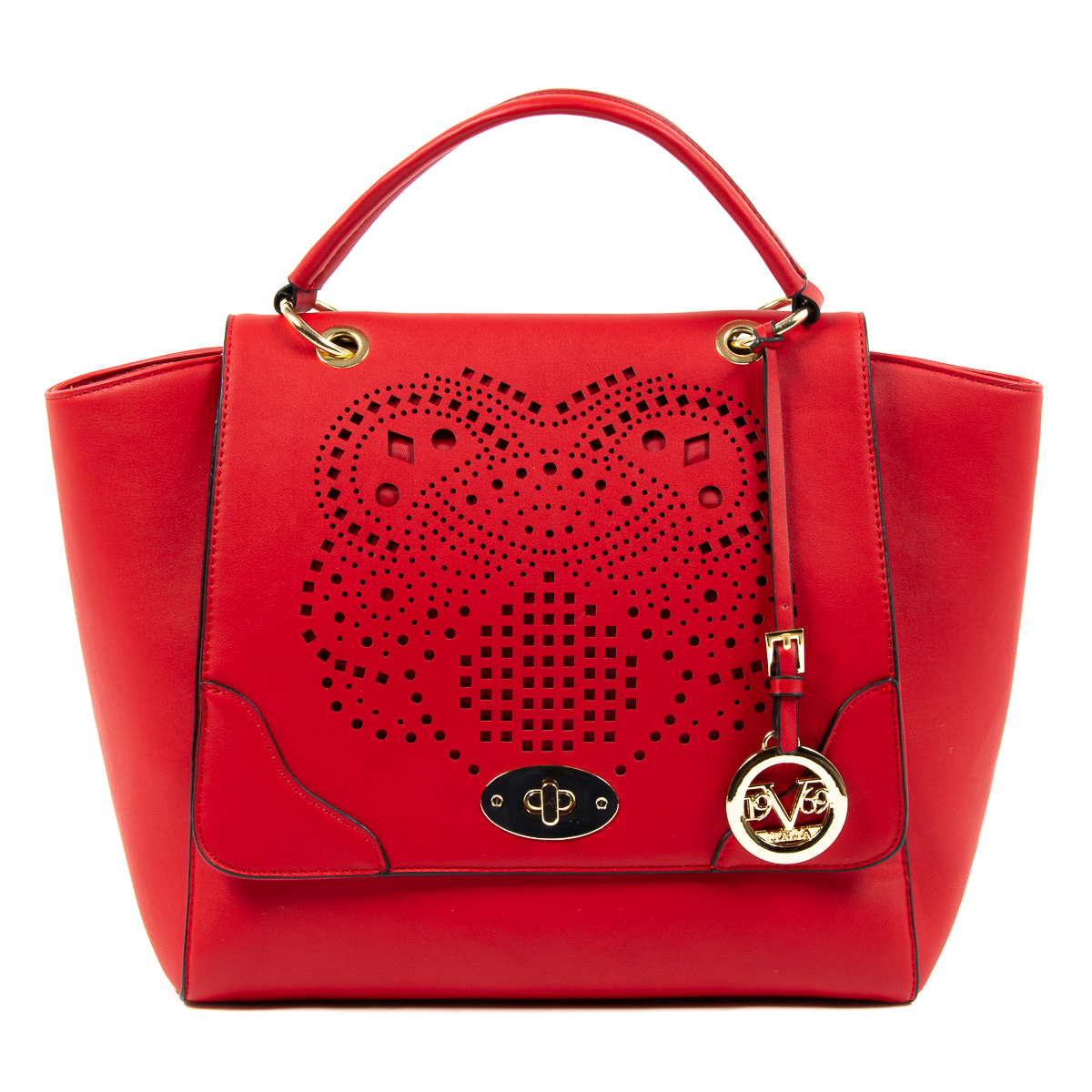 Bolso de mano para mujer V 1969 Italia rojo BEATRICE