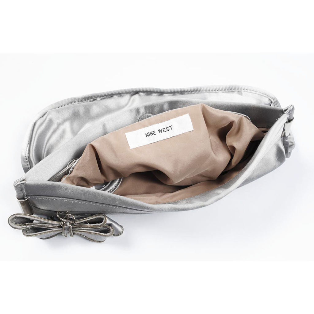 Bolso de mano para mujer Nine West 165704 PLATA