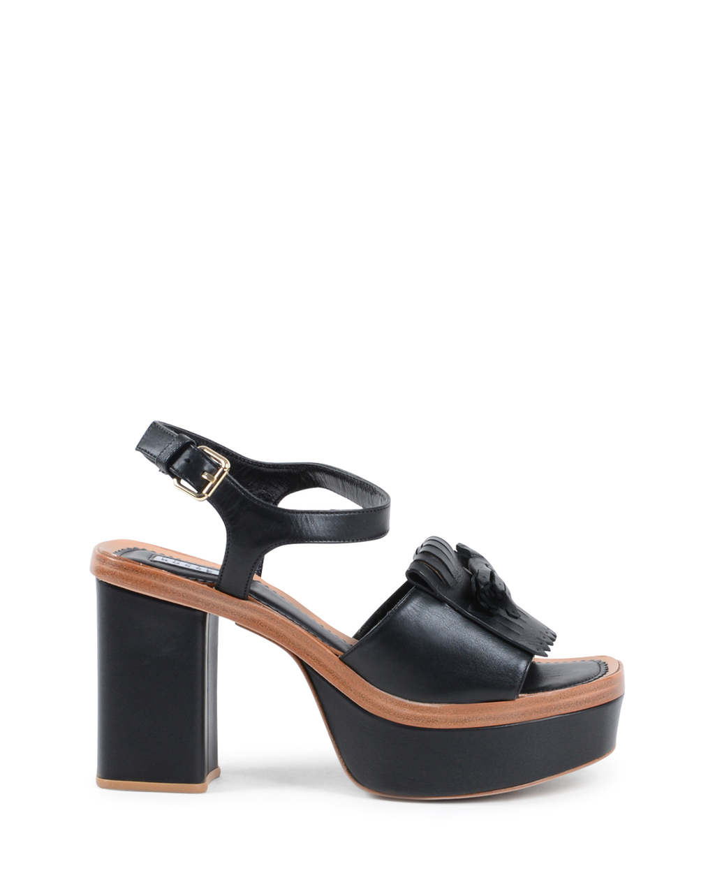 Sandalia Fratelli Rossetti Mujer Negro 66196 PETAL NERO