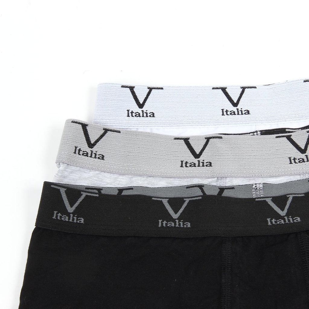V 1969 Italia - Pack de tres calzoncillos tipo bóxer para hombre