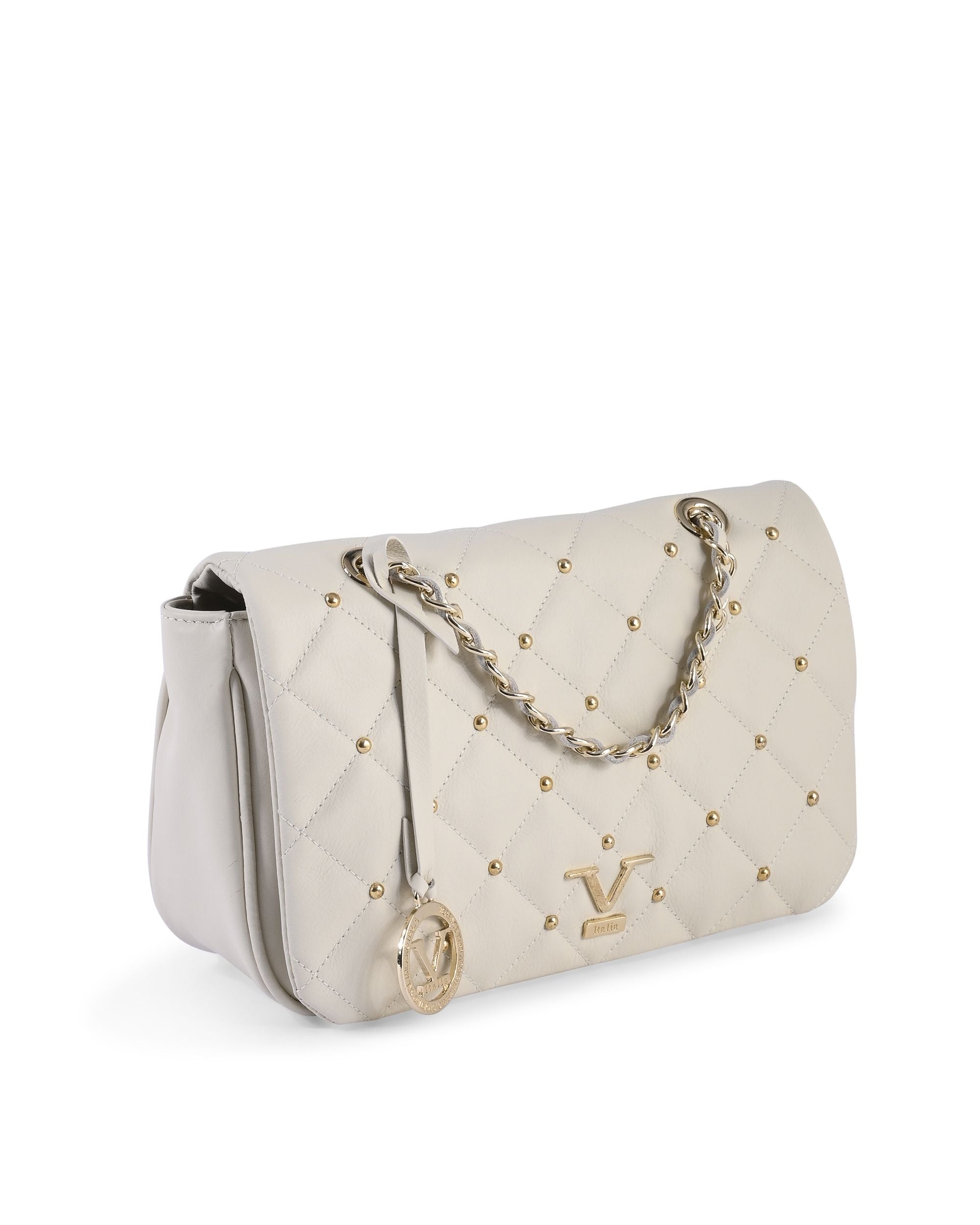Bolso de mano para mujer V Italia M392 SAUVAGE LATTE