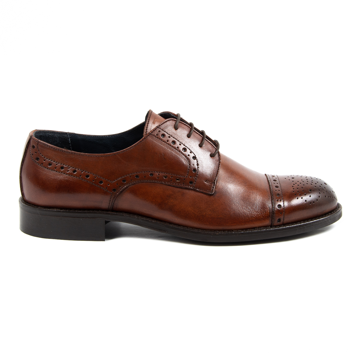 V 1969 Italia - Zapato brogue para hombre, color marrón LUKE