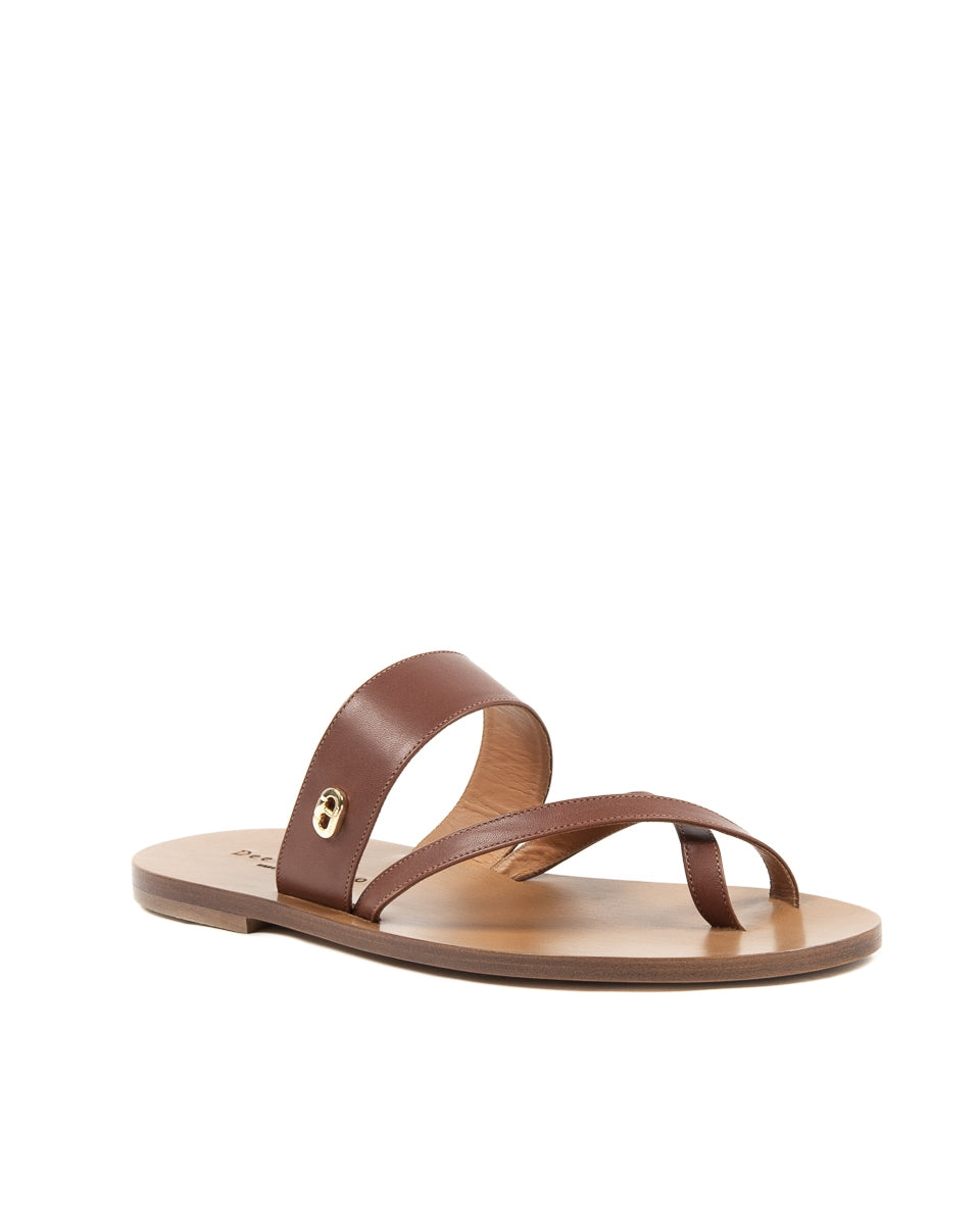 Sandalia para mujer Dee Ocleppo OC3503 VITELLO CUOIO