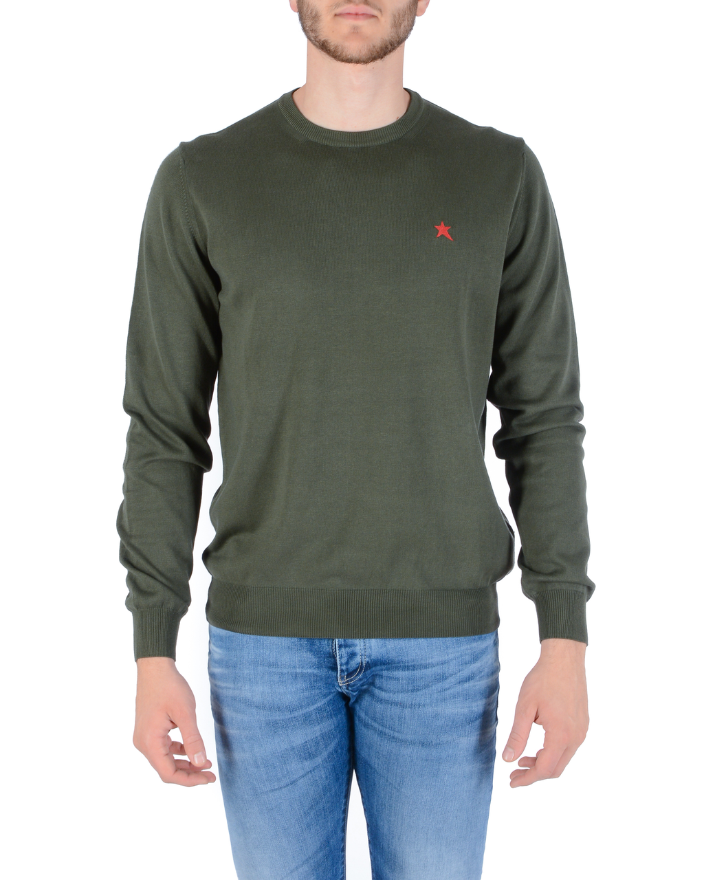 Suéter Andrew Charles para hombre PUNTO VERDE
