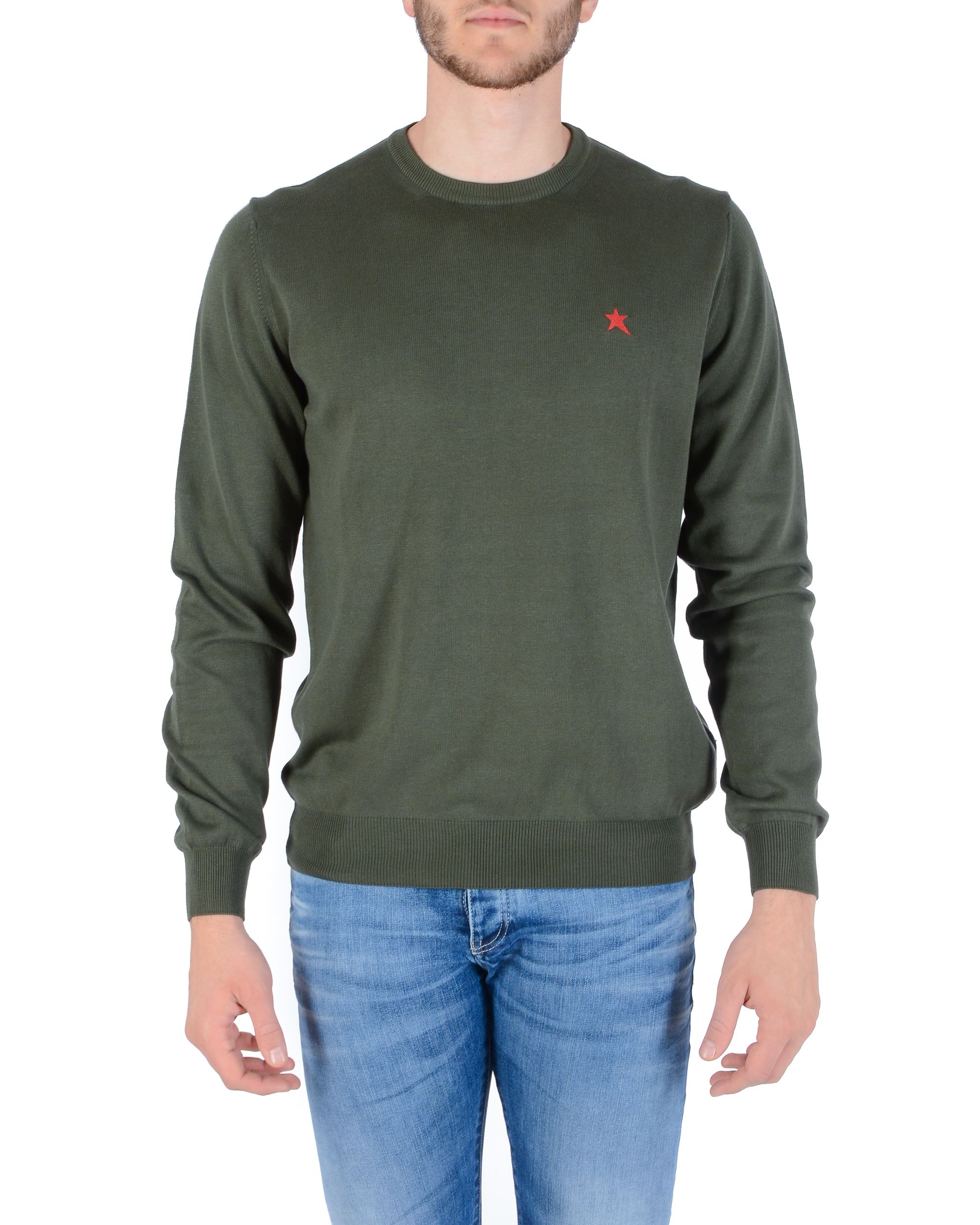 Suéter Andrew Charles para hombre PUNTO VERDE