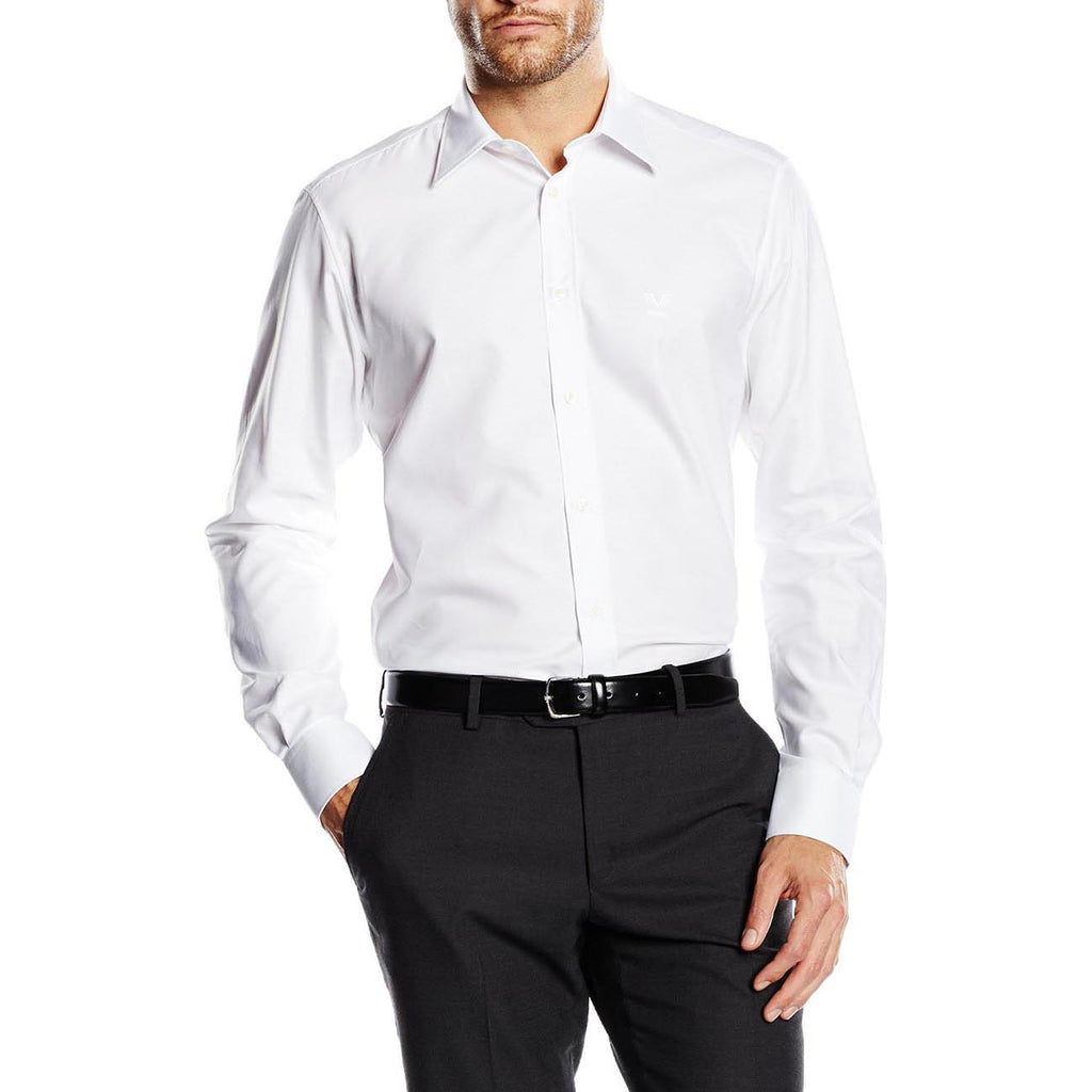 Camisa de cuello clásico moderno V 1969 Italia para hombre MCC35