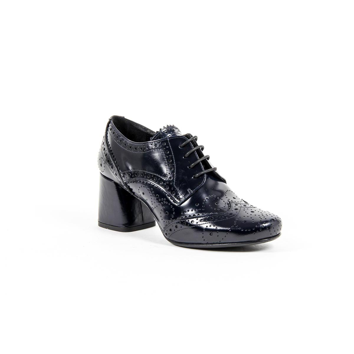 V 1969 Italia Zapato brogue de tacón para mujer B2460 AMALFI MORBIDO RIVER