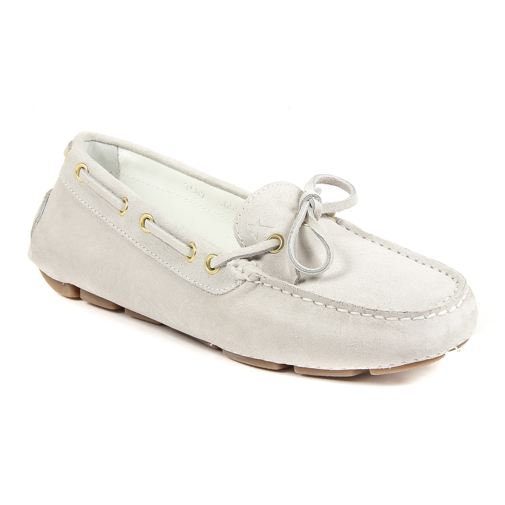 Mocasín Andrew Charles para mujer blanco CAMILLA