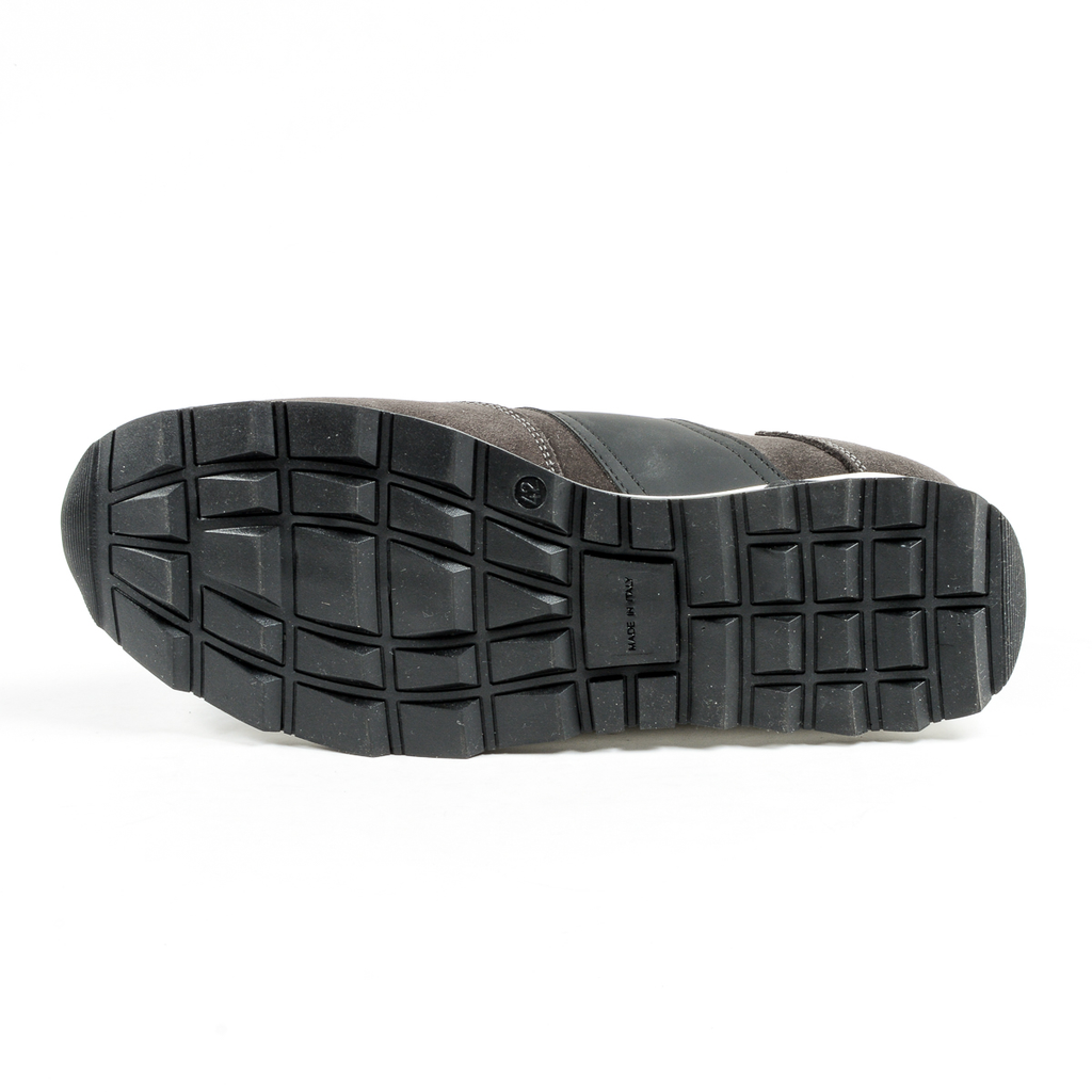 Andrew Charles Mens Sneaker Dark Grey LENNY