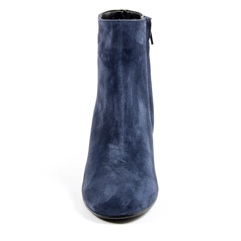 V 1969 Italia Botín de tacón para mujer Azul MAD