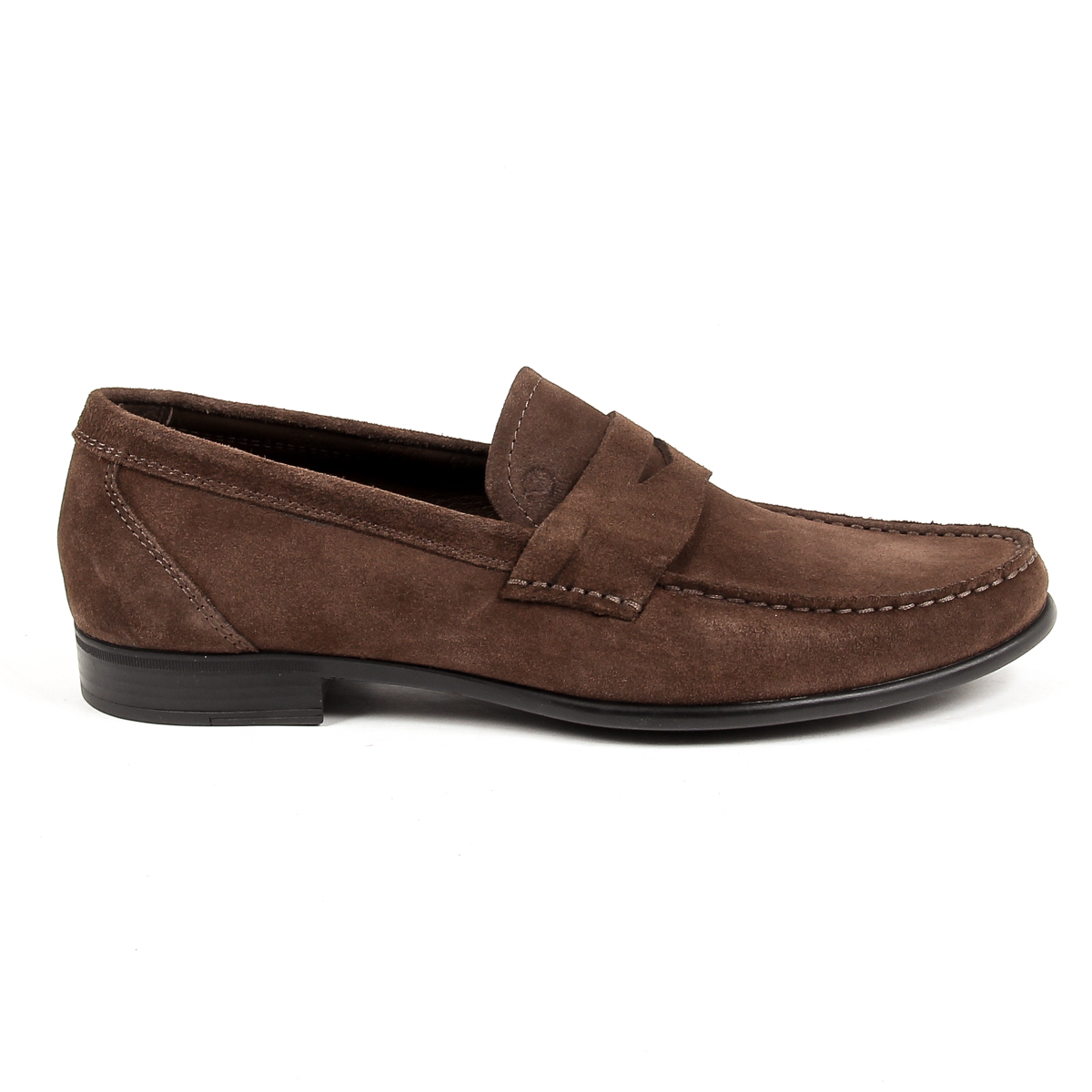 Mocasines V 1969 Italia para hombre, color marrón, LEONARDO
