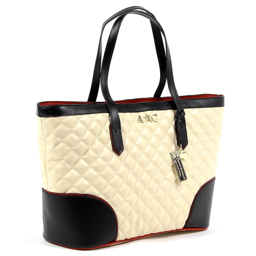 Bolso de mano para mujer Andrew Charles Beige LILLI