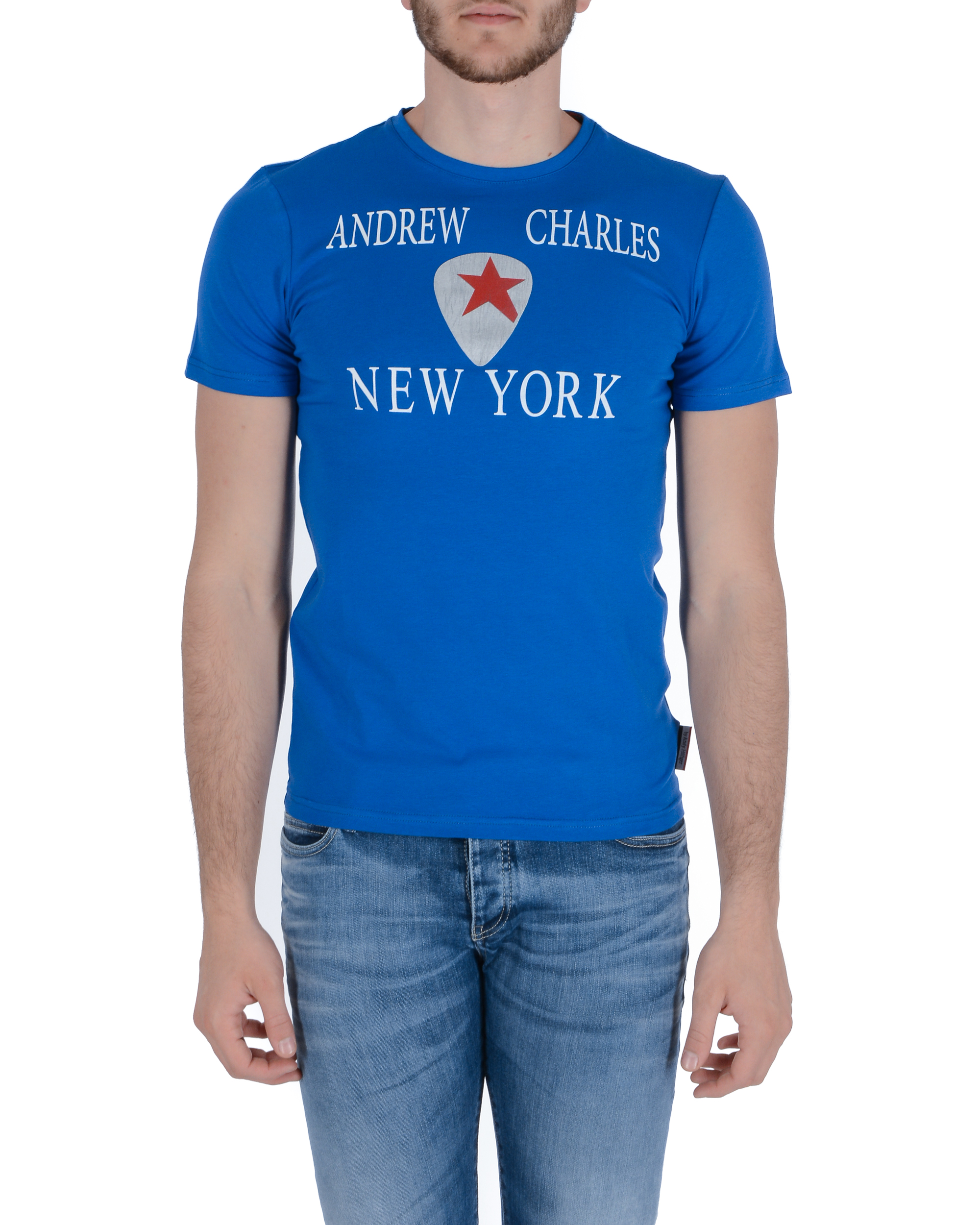 Camiseta Andrew Charles para hombre KEITA BLUE S14