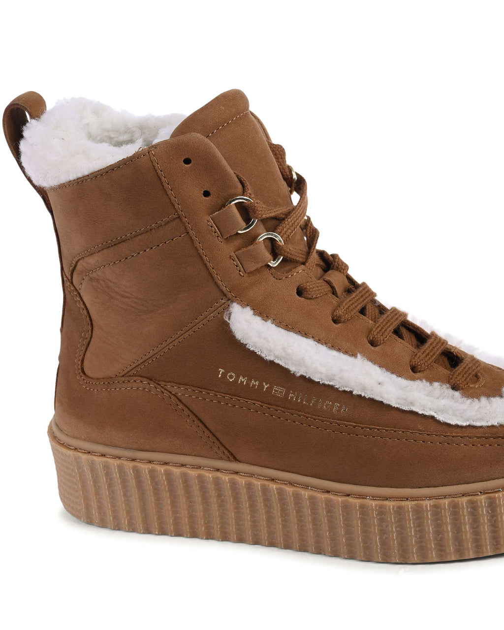 Botas Tommy Hilfiger para mujer MARRÓN FW0FW07503GTU