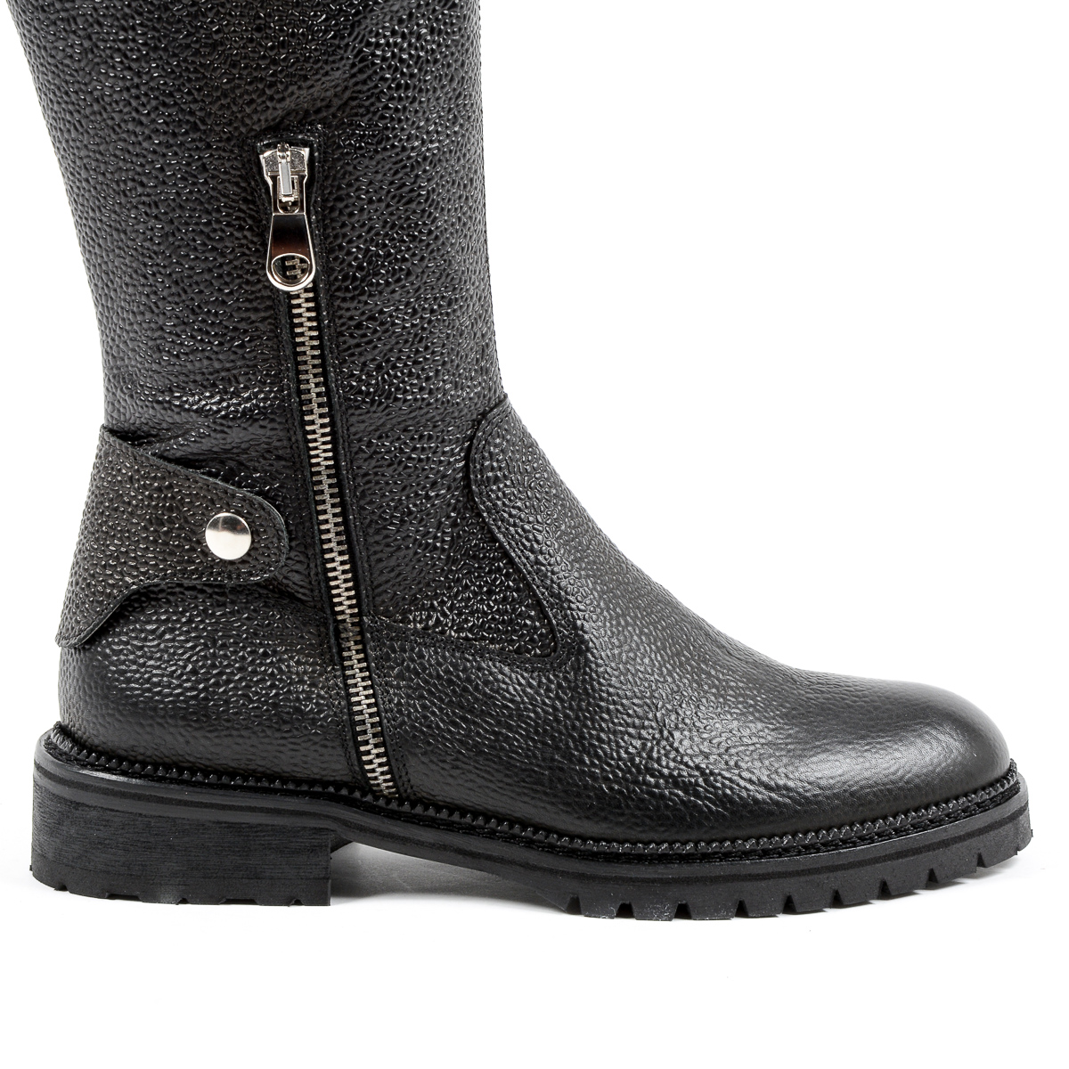 Andrew Charles Womens High Boot Dark Grey SUZI