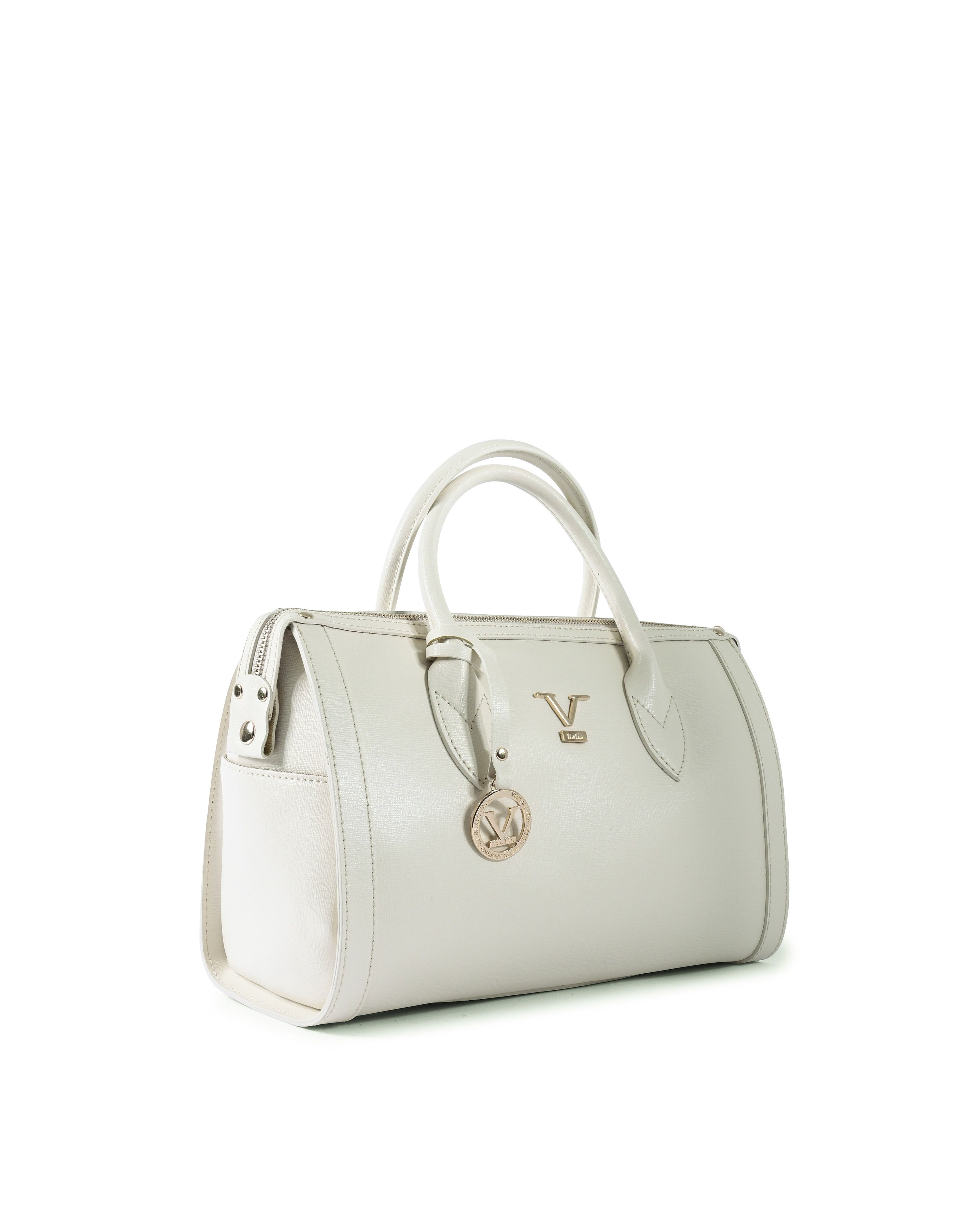 Bolso Mujer V Italia V014 SAFFIANO-G CREMA