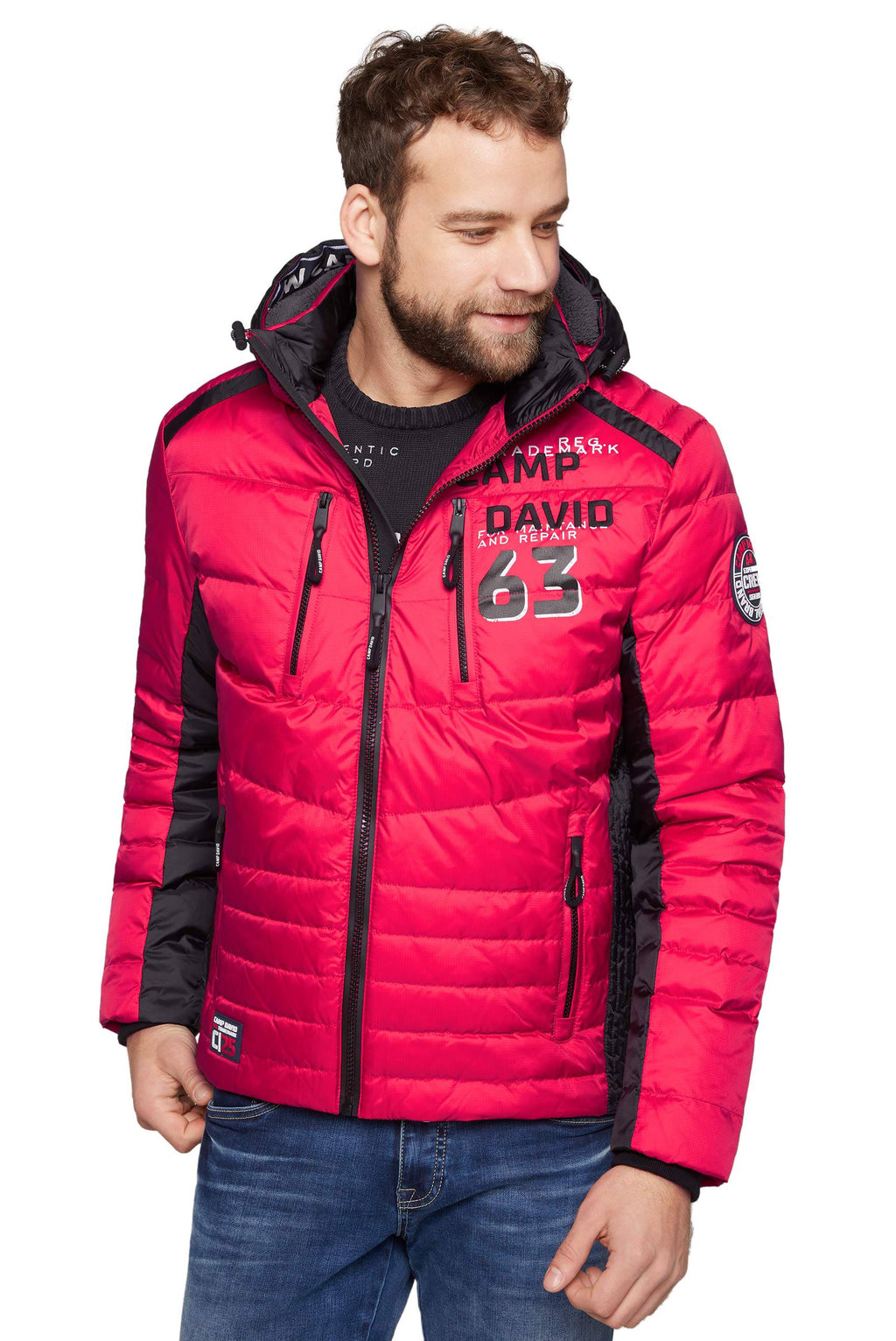 Chaqueta con capucha para hombre Camp David