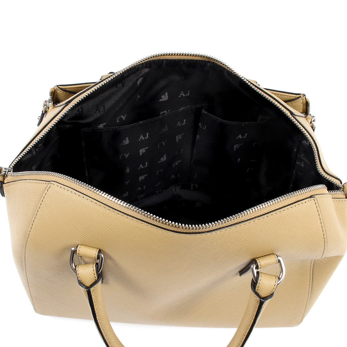 Bolso de mano Armani Jeans para mujer, color camello, 922168 7P756 11955