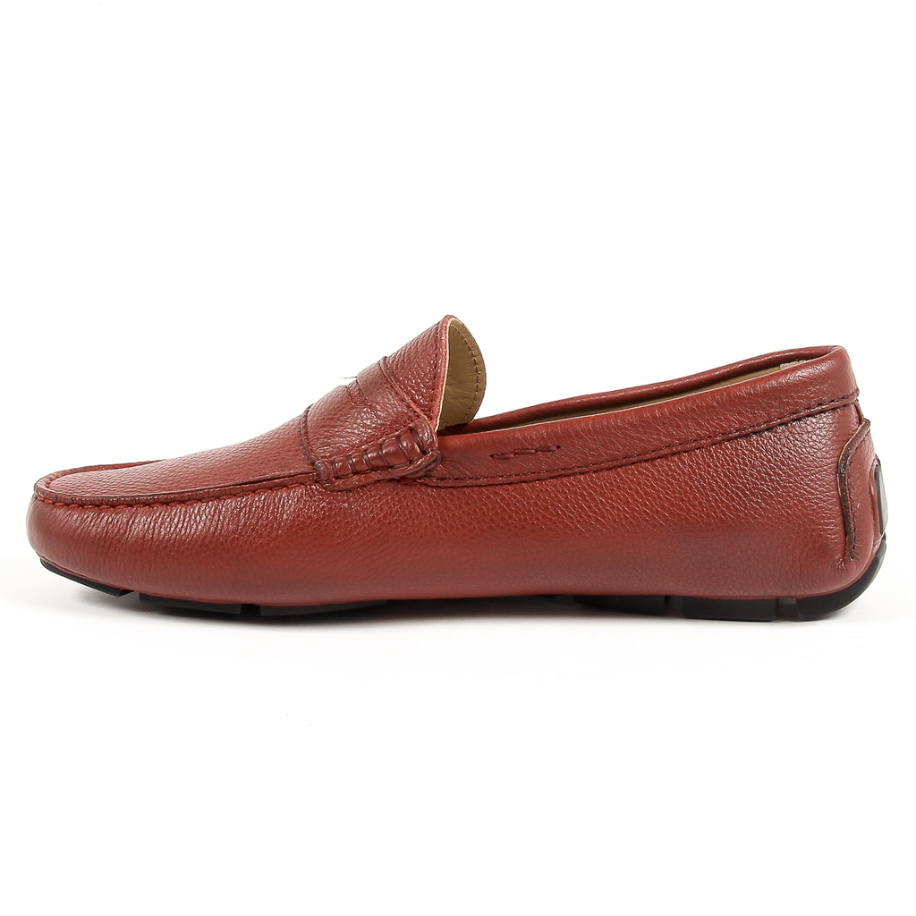 Mocasín Andrew Charles para hombre, color rojo oscuro, JACKSON