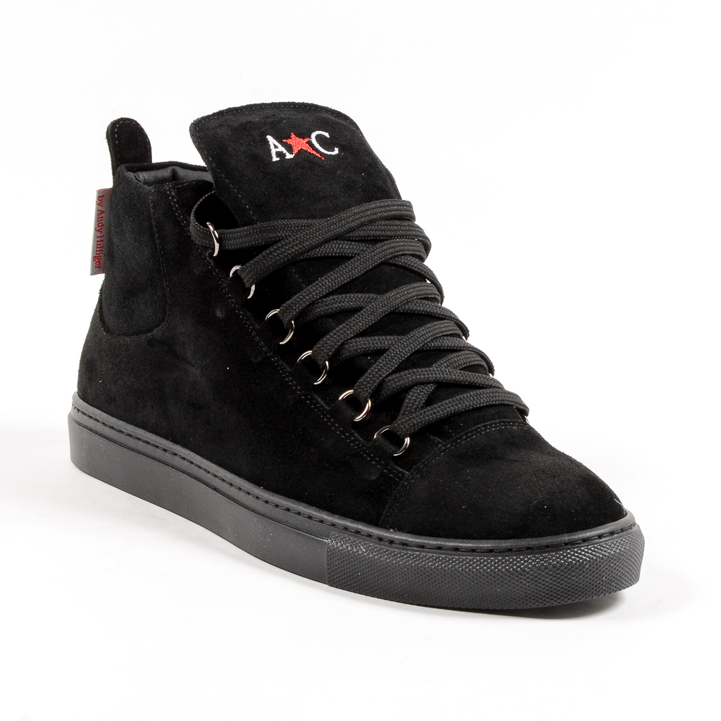 Andrew Charles Mens Sneaker Black JEFF