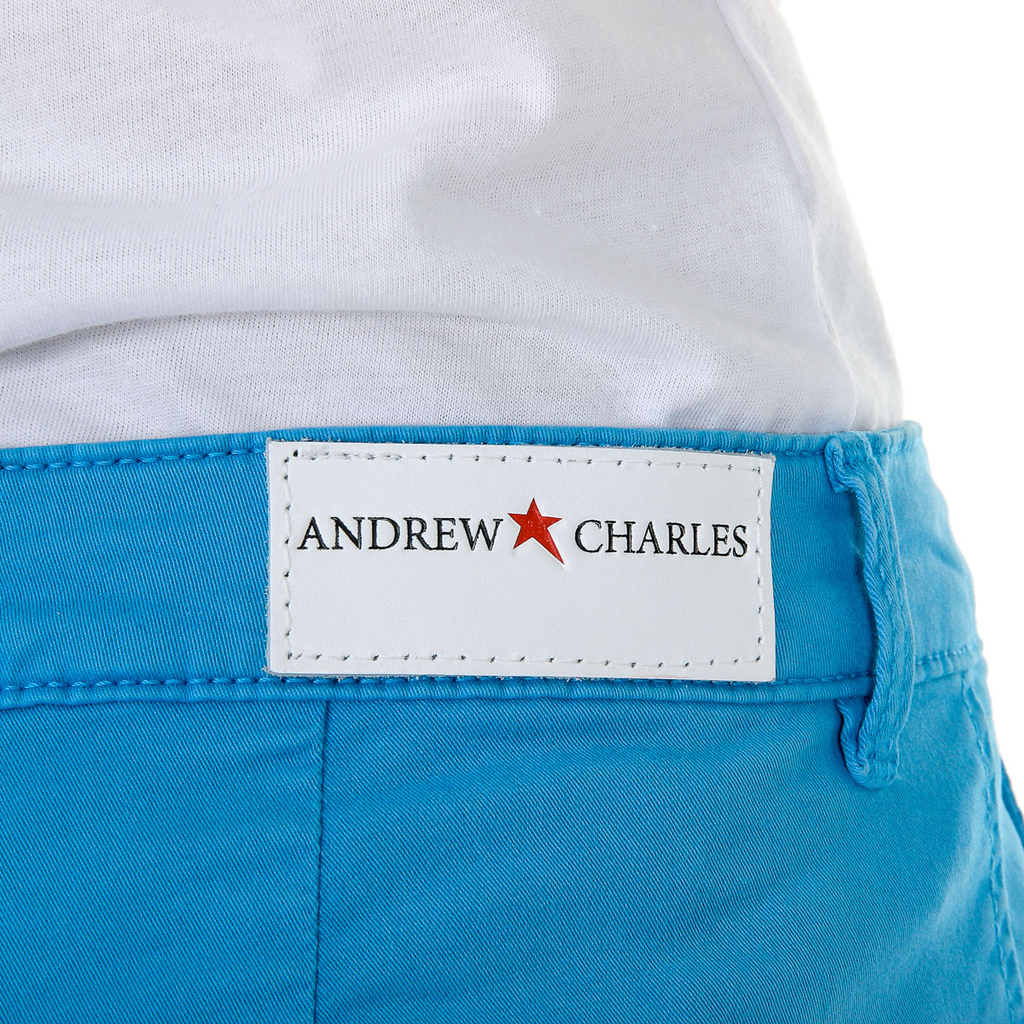 Pantalones cortos Andrew Charles para mujer azul claro SAFIA