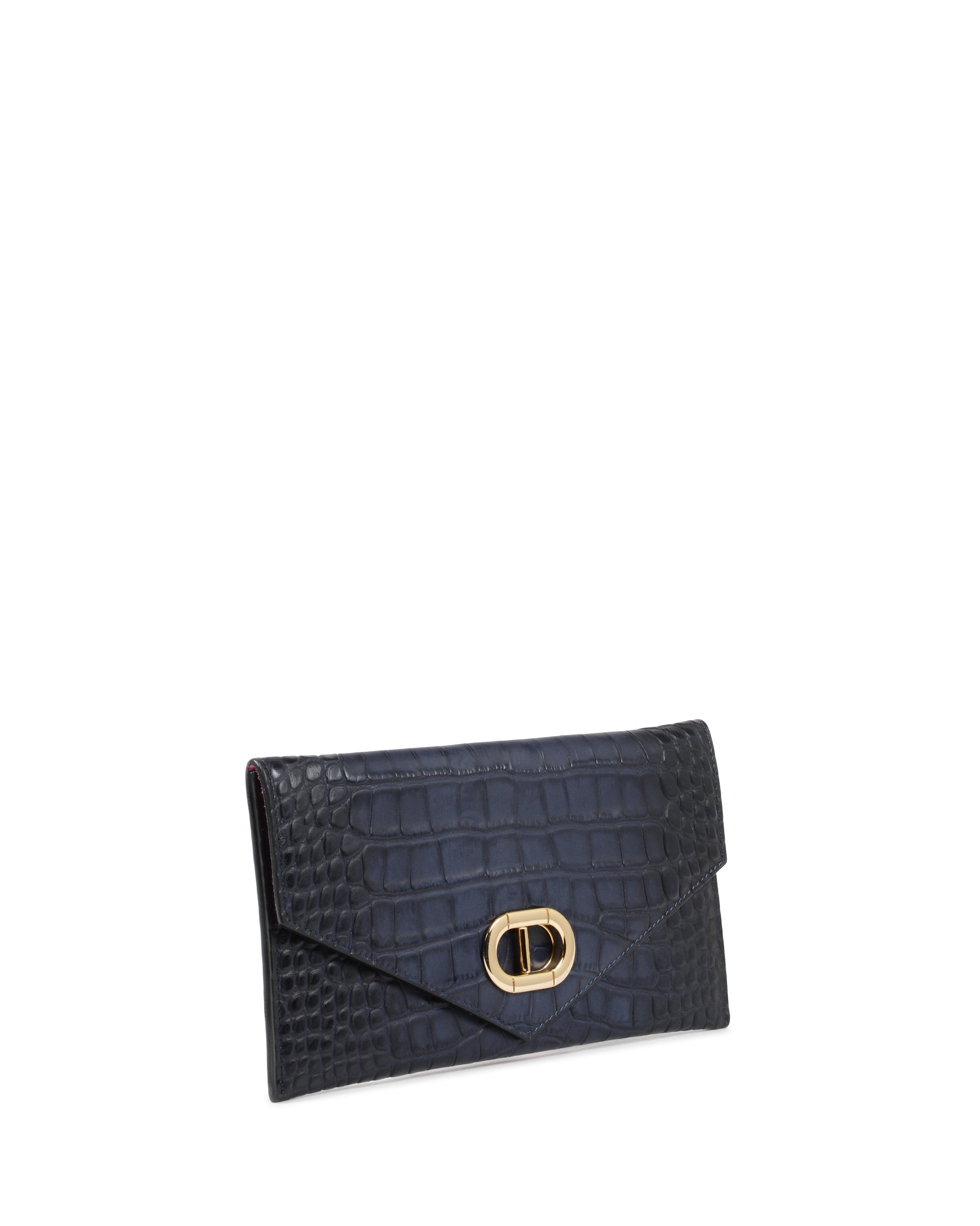 Clutch tipo sobre Cocco azul marino