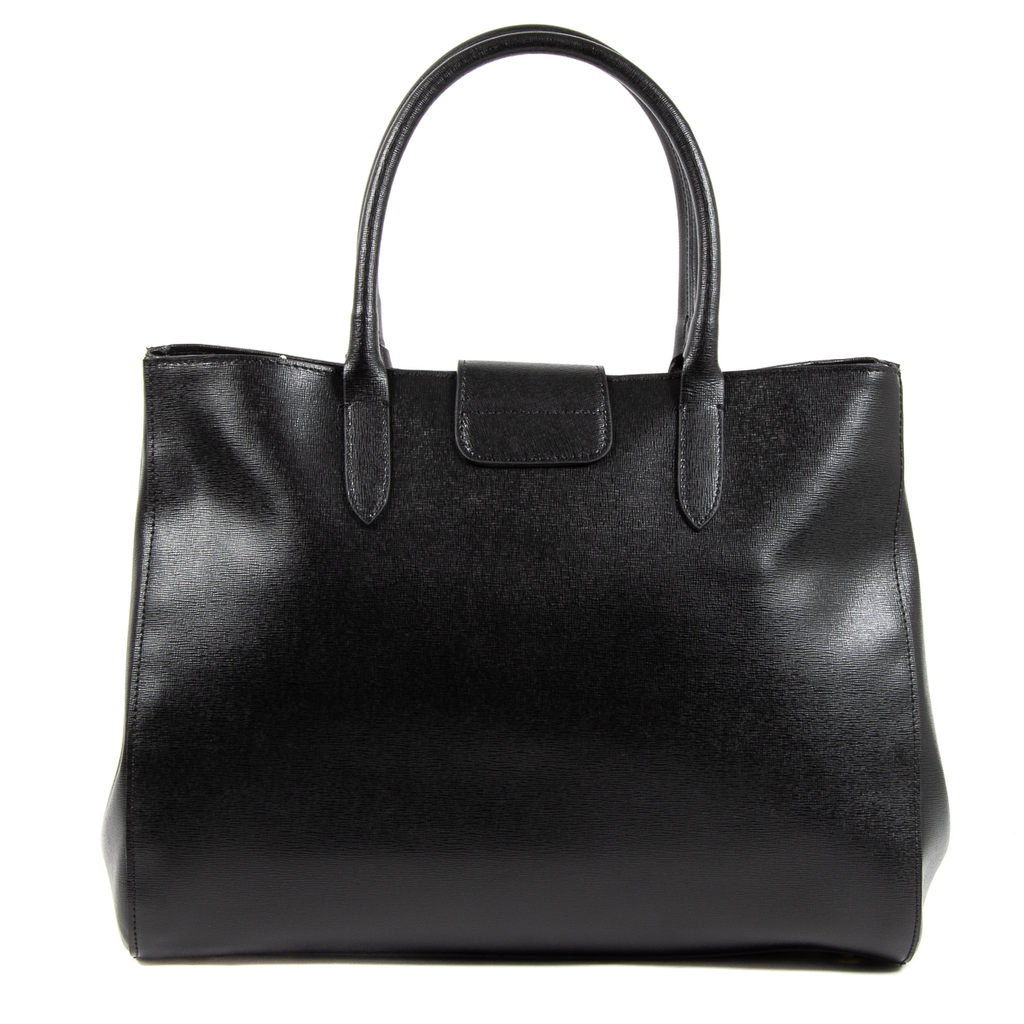Bolso de mano para mujer V 1969 Italia negro TURNER
