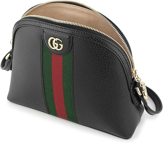 Bolso de hombro Ophidia de piel