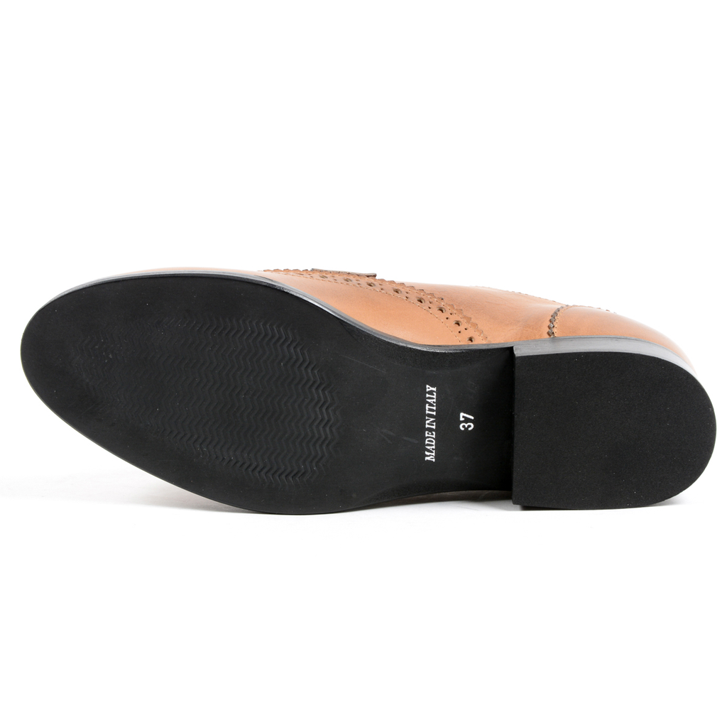 V 1969 Italia - Zapato con cordones para mujer, color marrón, SULLY