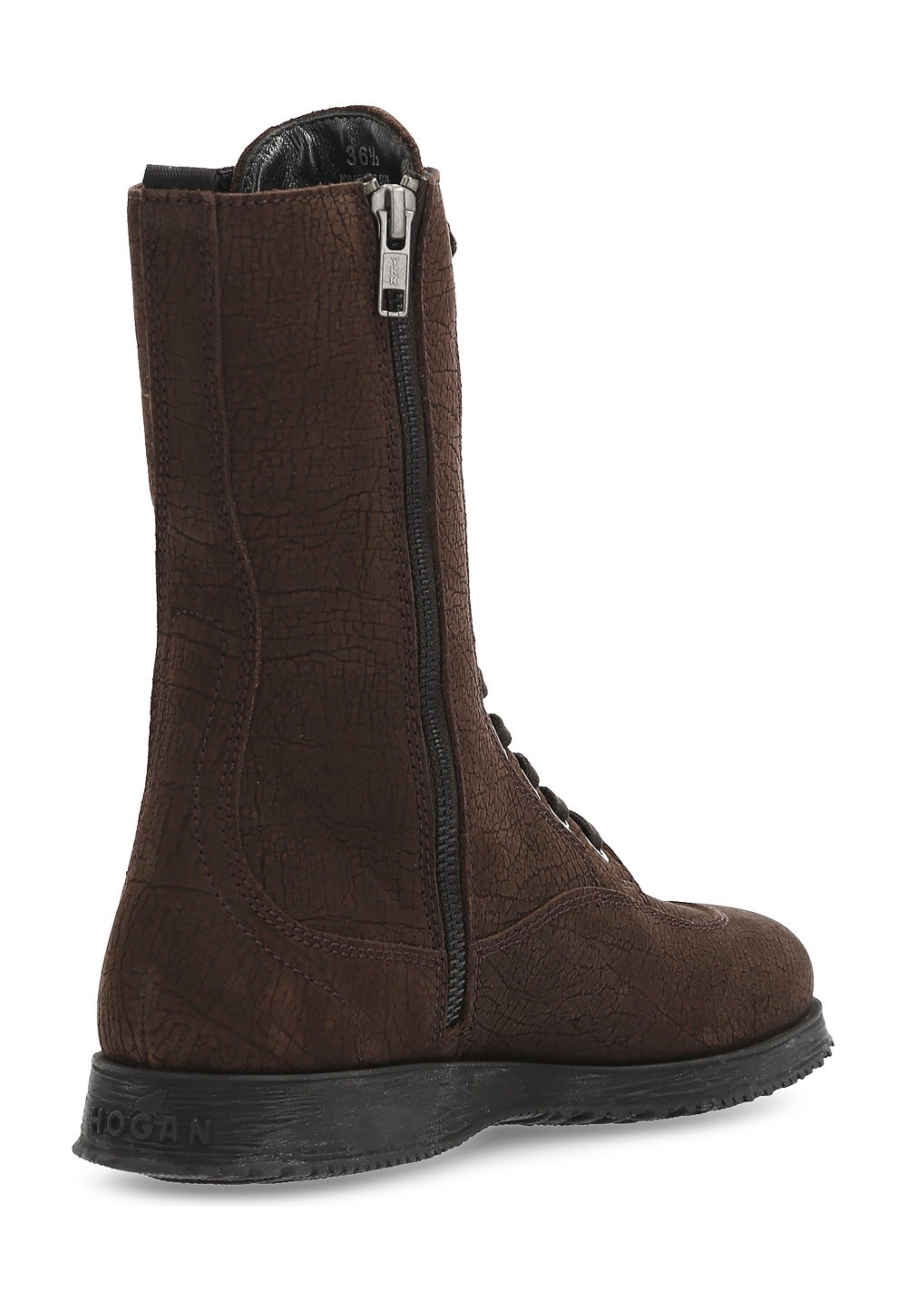 Hogan Womens High Boot Dark Brown HXW00I0937066QLS800