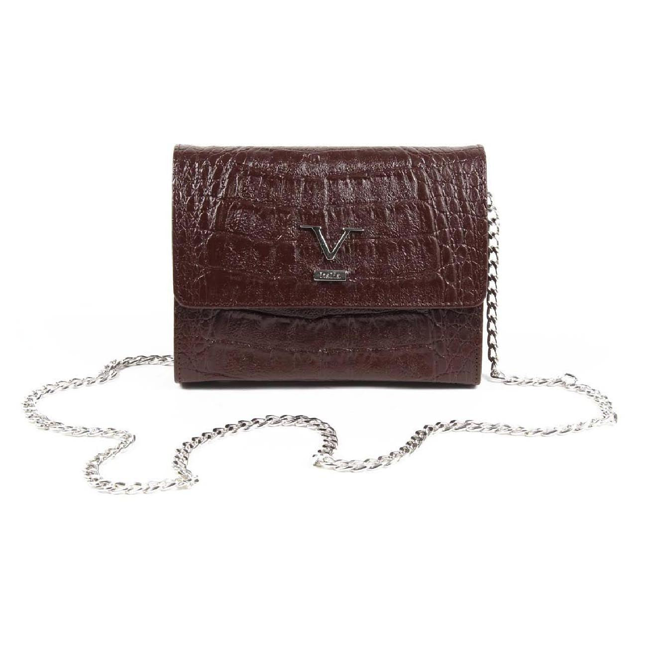 Bolso de mano para mujer V 1969 Italia ARC04 PELAGIA COCCO BORDEAUX