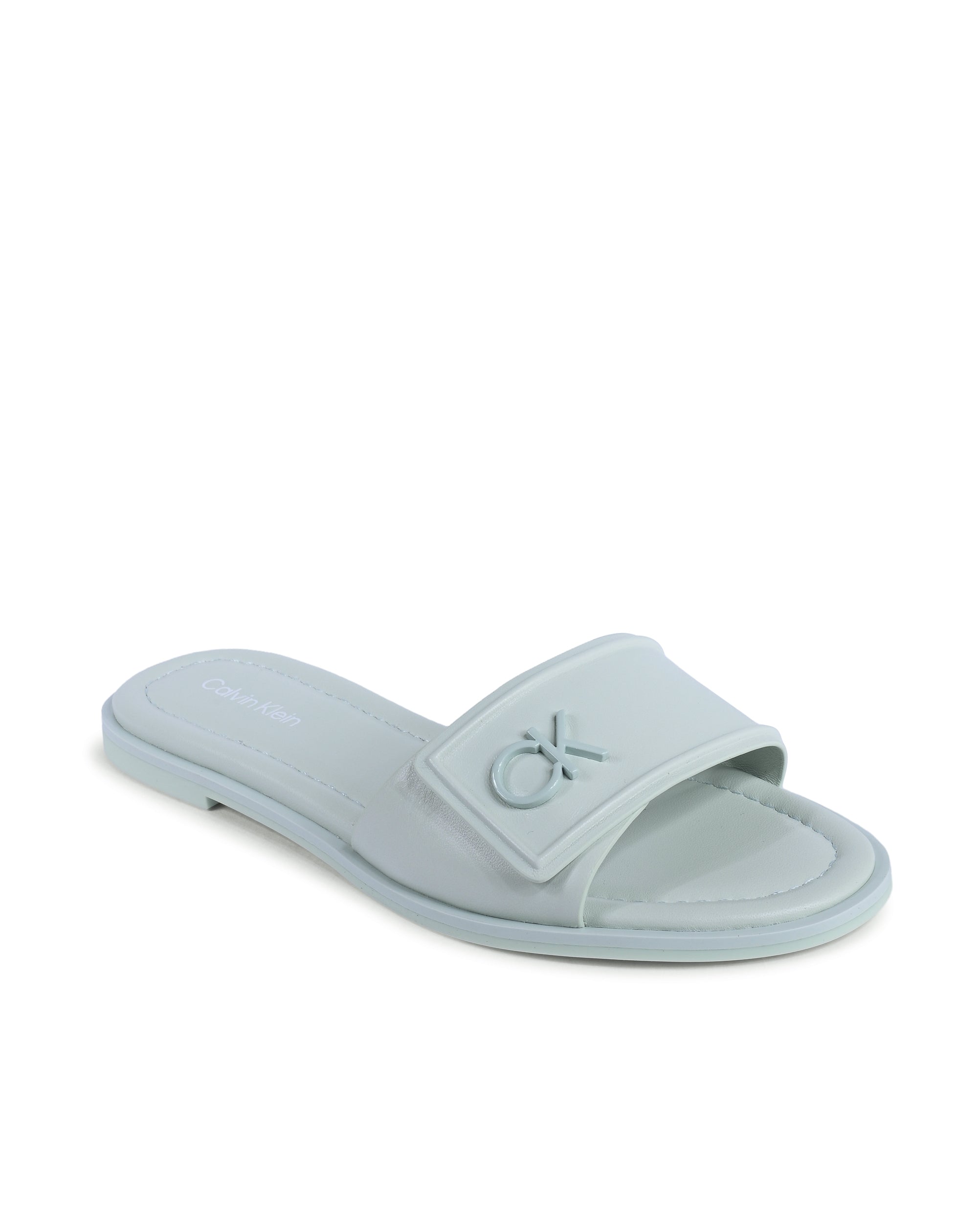 Sandalias Calvin Klein para mujer, color verde, HW0HW01939LIA