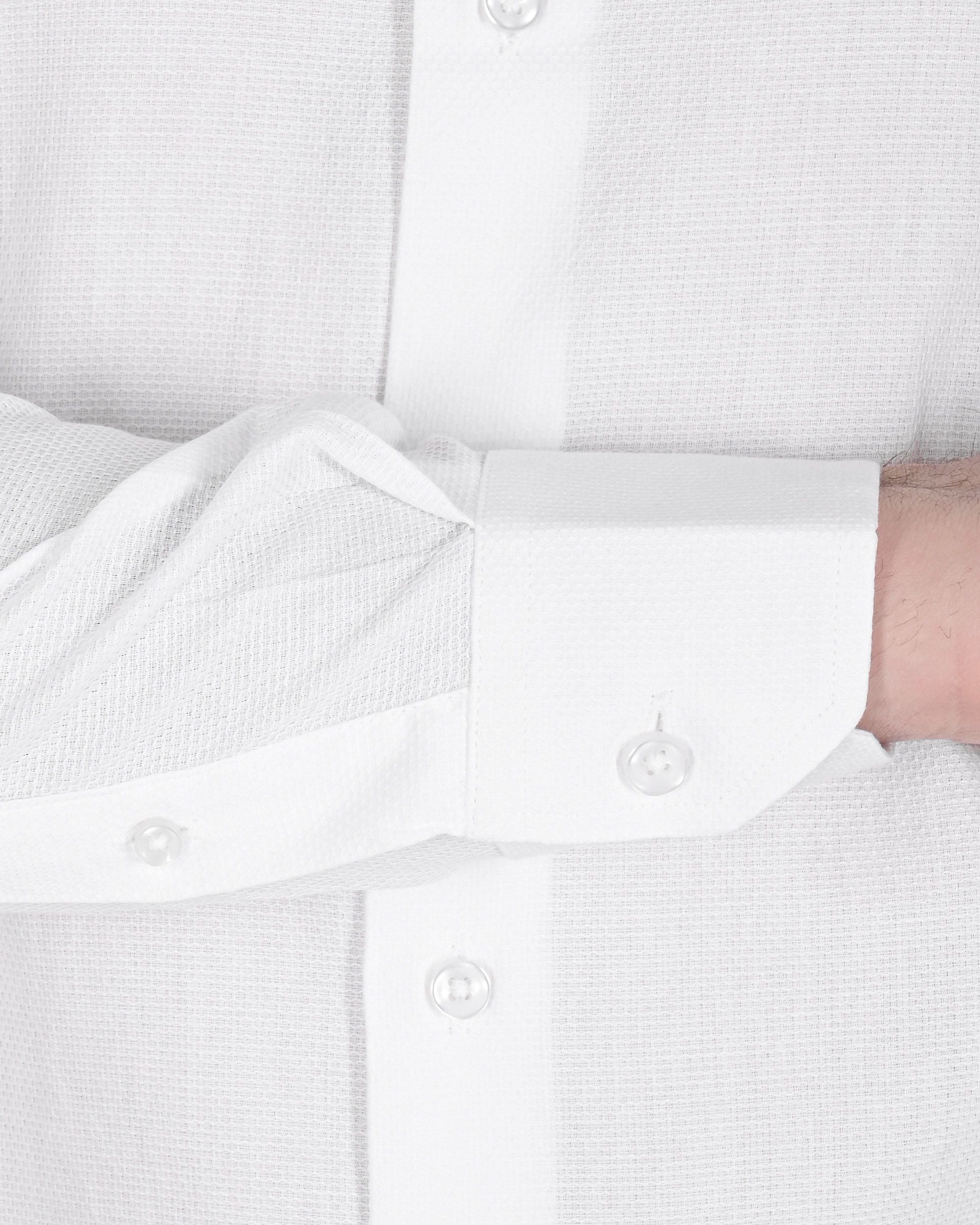 Camisa italiana para hombre 19V69 EDWARD WHITE