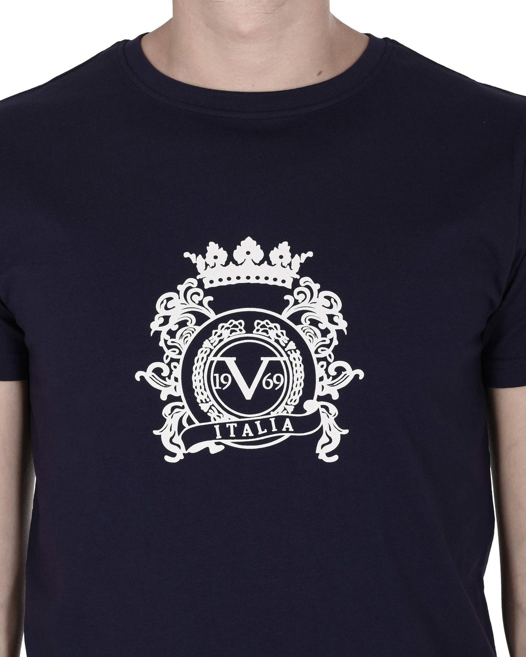19V69 Italia Mens T-Shirt VSC1MTS02 NAVY