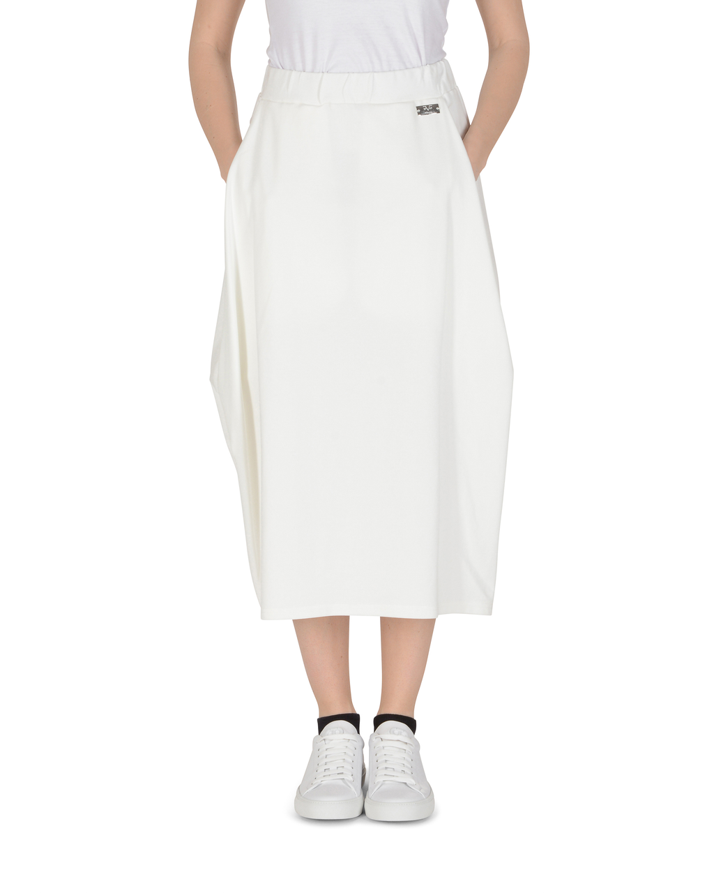 19V69 Italia Falda de mujer blanca BAMBI BLANCO