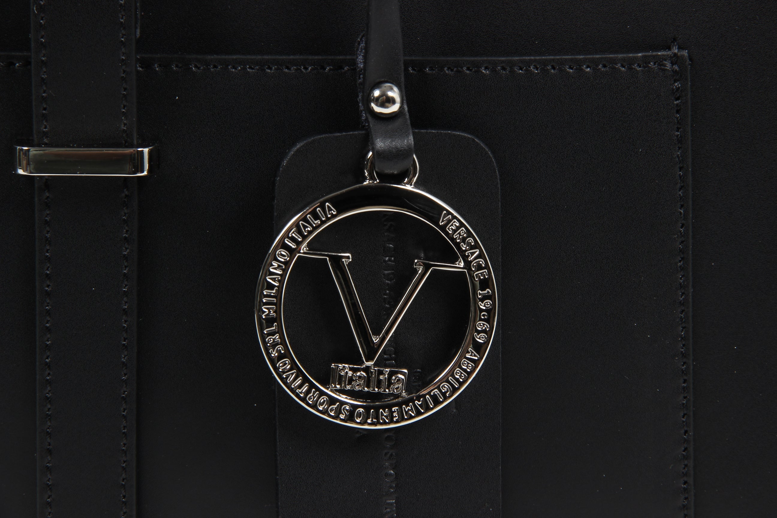 Bolso de mano para mujer V 1969 Italia V006 S NEGRO