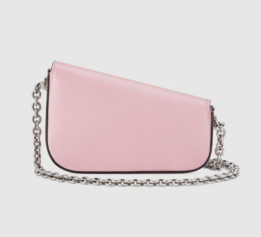Bolso de hombro pequeño de cuero Horsebit 1955