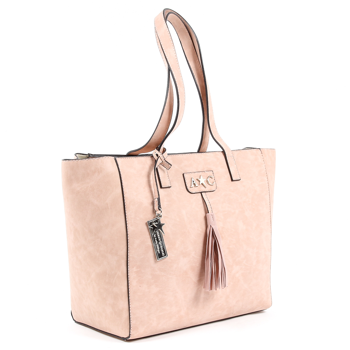 Andrew Charles Womens Handbag Pink RAIN