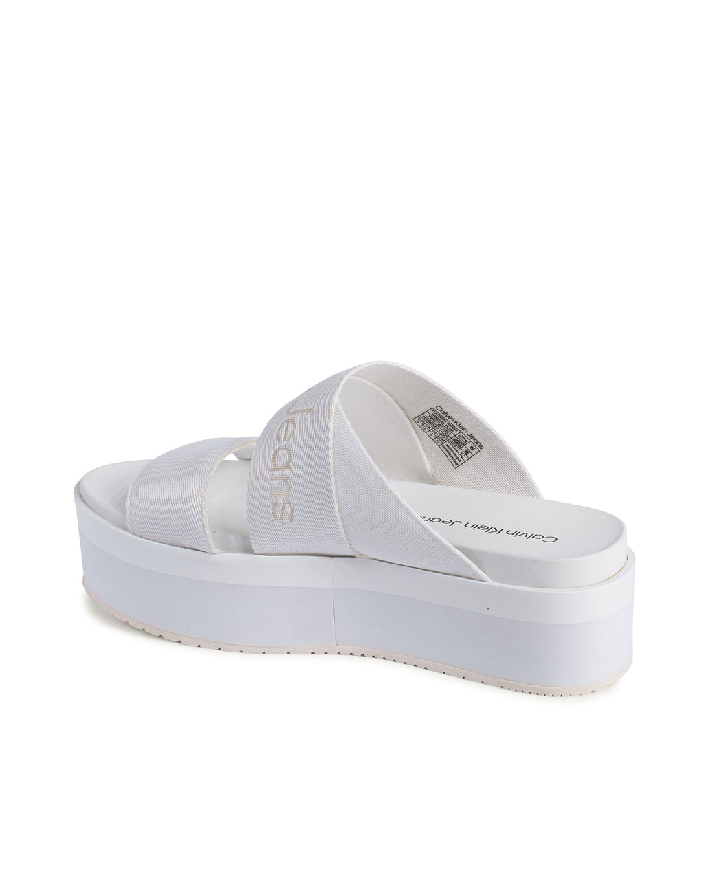 Sandalias Calvin Klein para mujer blancas YW0YW01361YBR