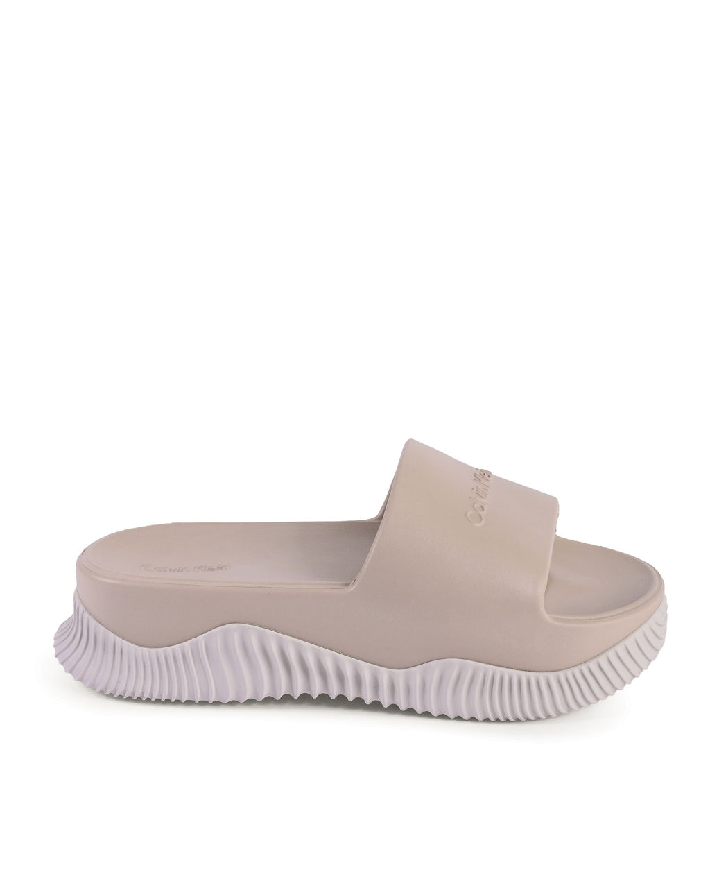 Chanclas Calvin Klein para mujer, color gris, HW0HW01973PB1