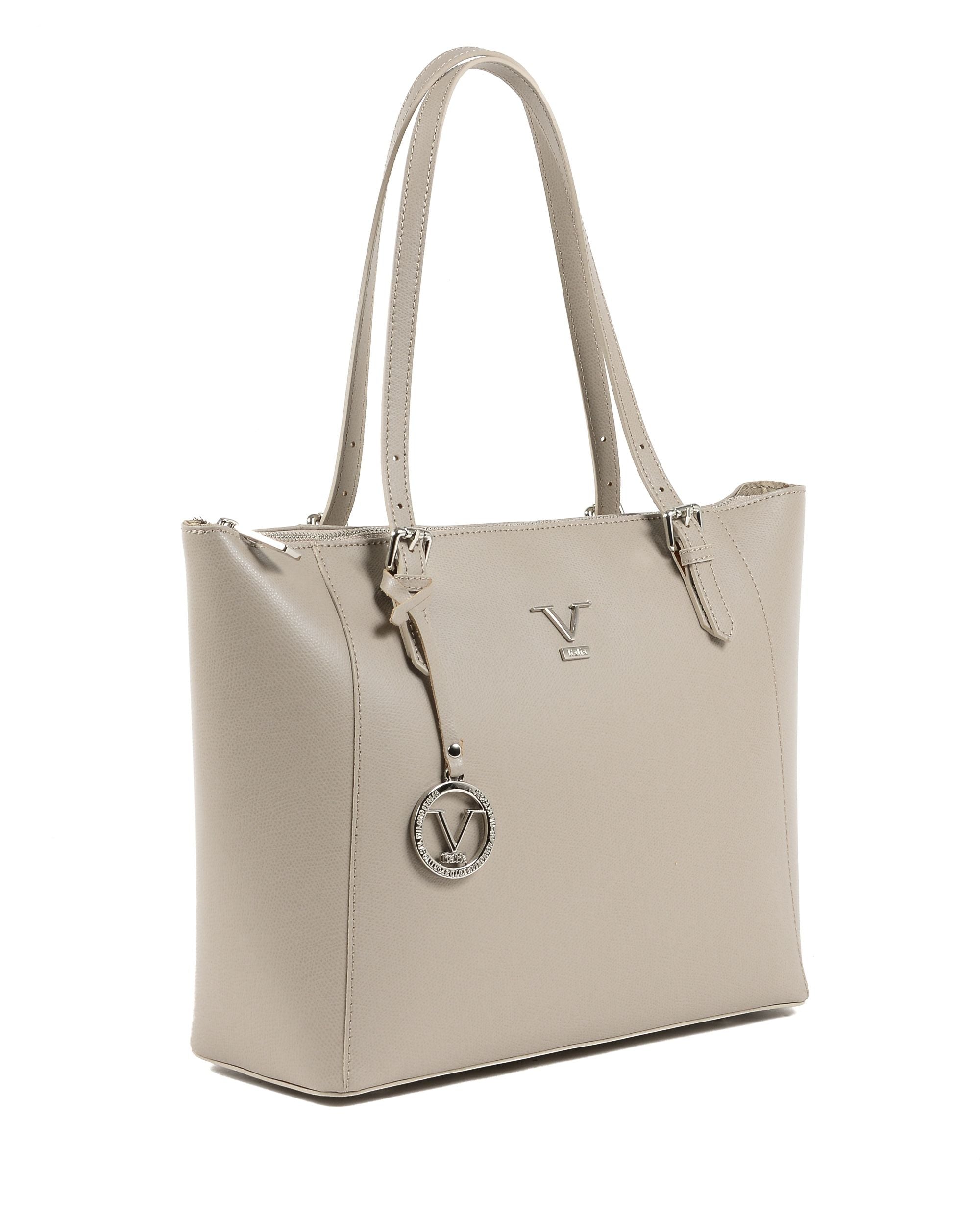 Bolso de hombro para mujer V Italia Taupe V09 PALMELLATO TAUPE