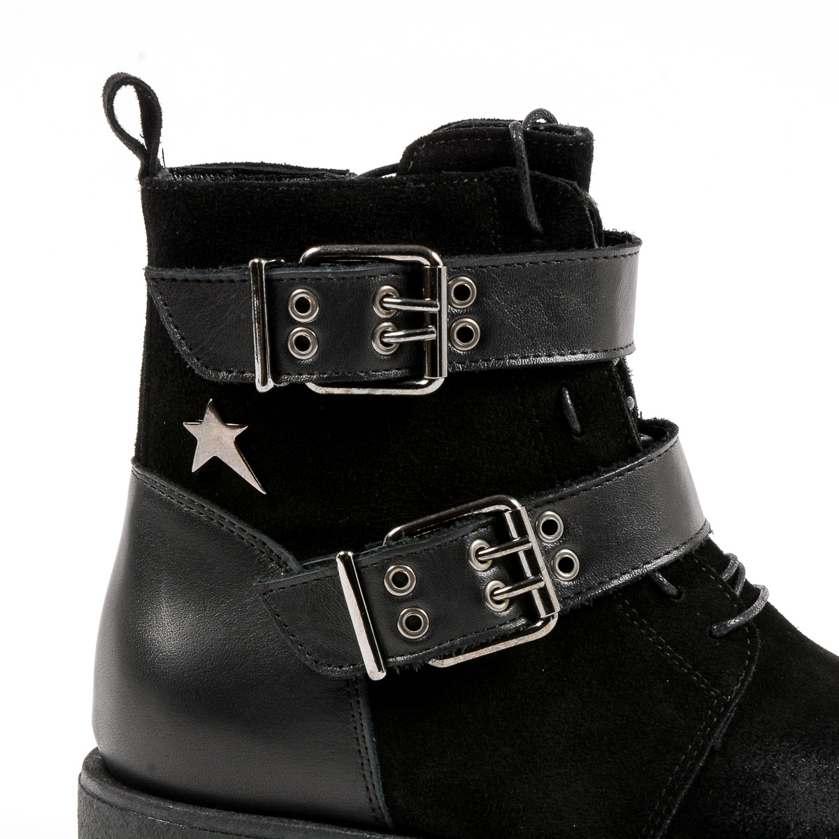 Andrew Charles Womens Ankle Boot Black JOAN